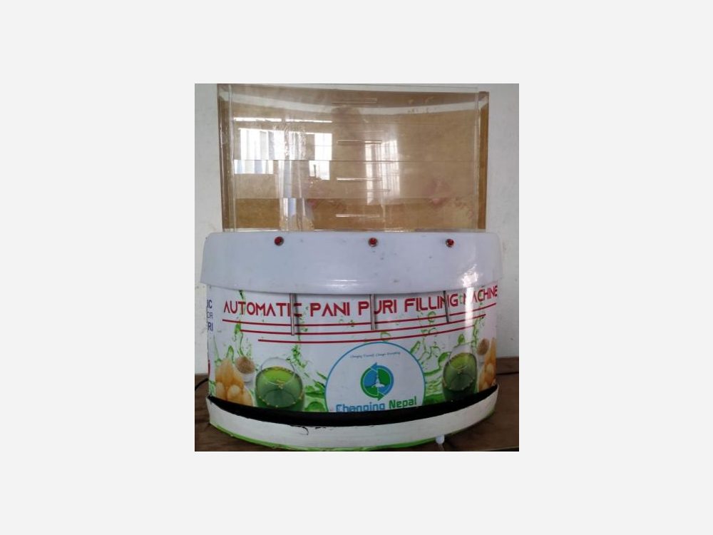 Automatic Pani Puri Vending Machine And Serving Machine